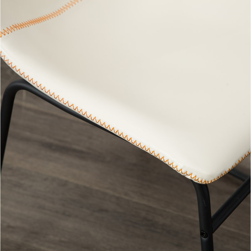 Telsha 4 - Person Four Leg Base Dining Set, White