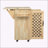 Versatile Kitchen Island with Multiple Storage Options and Mobility Features