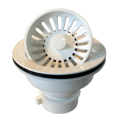 Crépine de panier d'évier de cuisine 4-3 / 8 "à pousser-tirer
