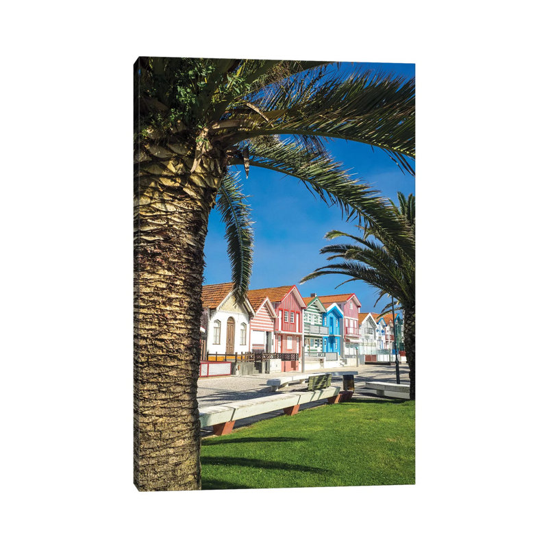 houses in Palheiros, Costa Nova, 66.04cm H x 45.72cm W