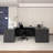U-Shaped Executive Desk With File Cabinets-2120233465
