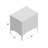 Lacquer Finish Metal Leg Side Table/Accent Table/Nightstand-22134414
