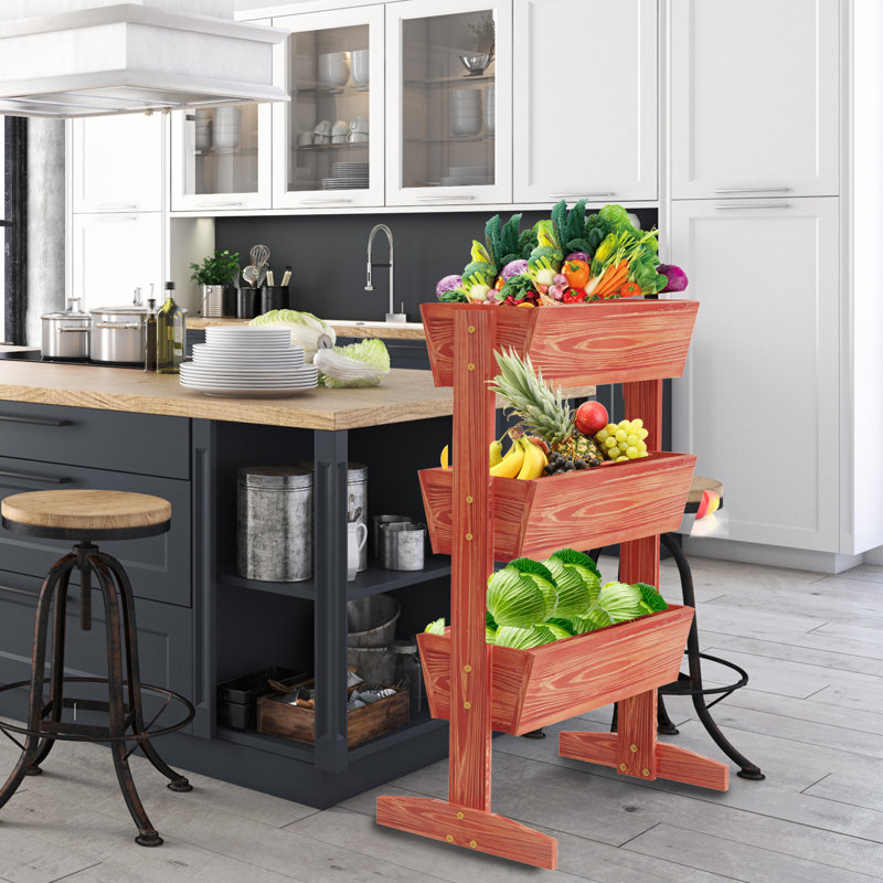 Arlmont & Co. Schaefer Wood Vertical Garden & Reviews | Wayfair