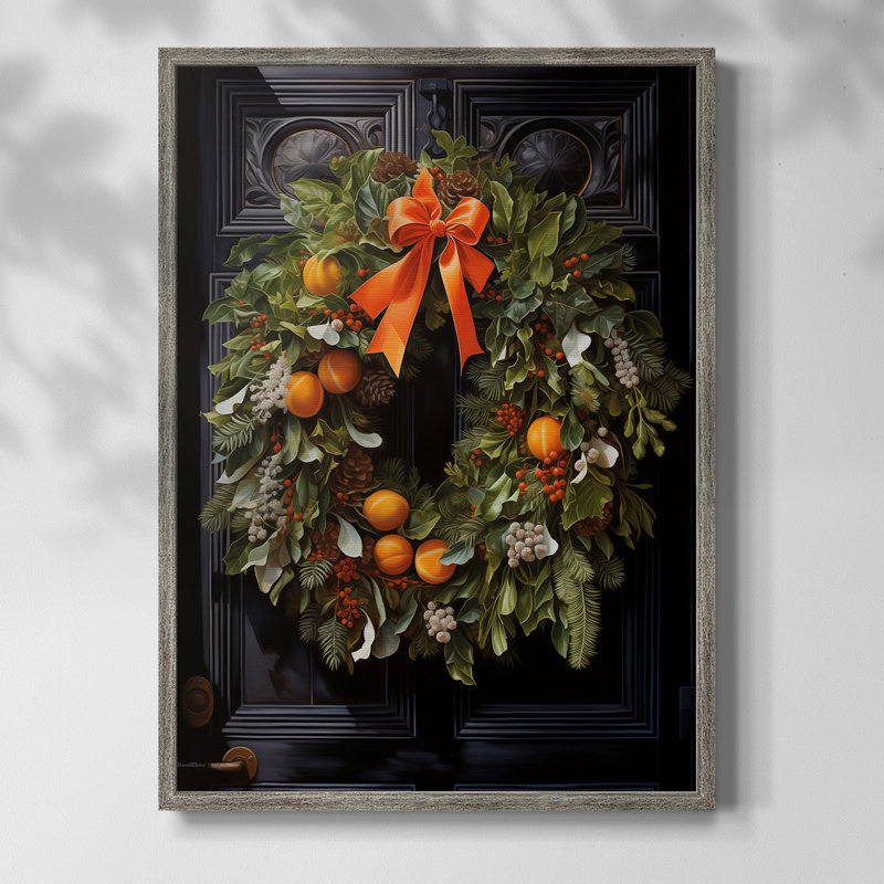 «Christmas Holiday Art» DCLIX, reproduction encadrée - bois massif, H 11 po x l 9 po