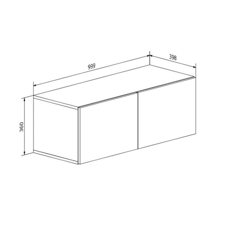 Cellan Unfinished TV Stand for TVs up to 88"