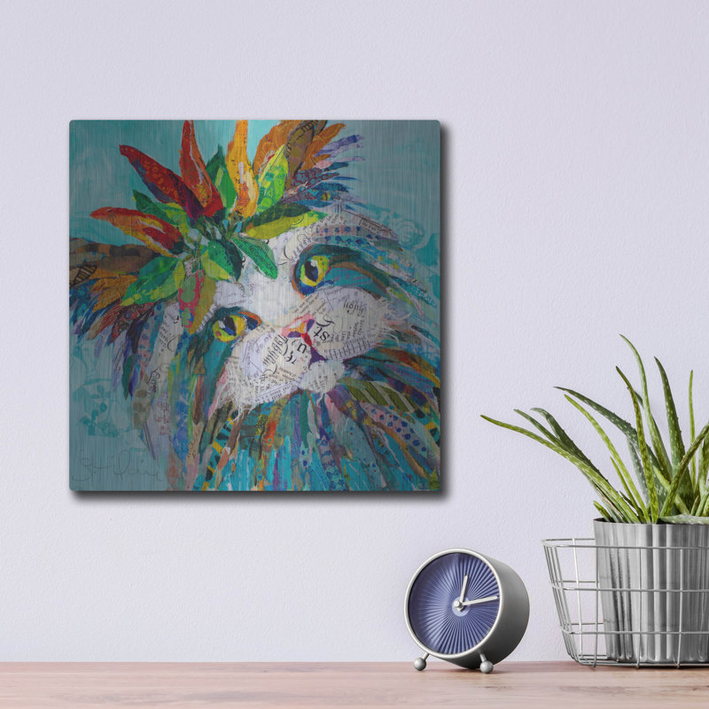 «Cool Cat» par St. Hilaire Elizabeth, H 12 po x l 12 po