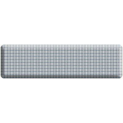 Anti-Fatigue Kitchen Comfort Mat, Cottage Check Pattern In Blue