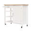 Whitman Solid Wood Top Kitchen Cart