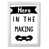 White Grain Frame