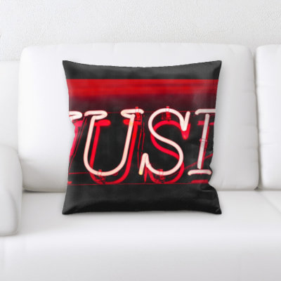 Microsuede Throw Pillow