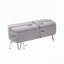 Banc de rangement avec repose-pieds pour pieds dorés-1072294486-1072294490
