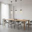 Luminaire suspendu DEL moderne en cristal 3000K