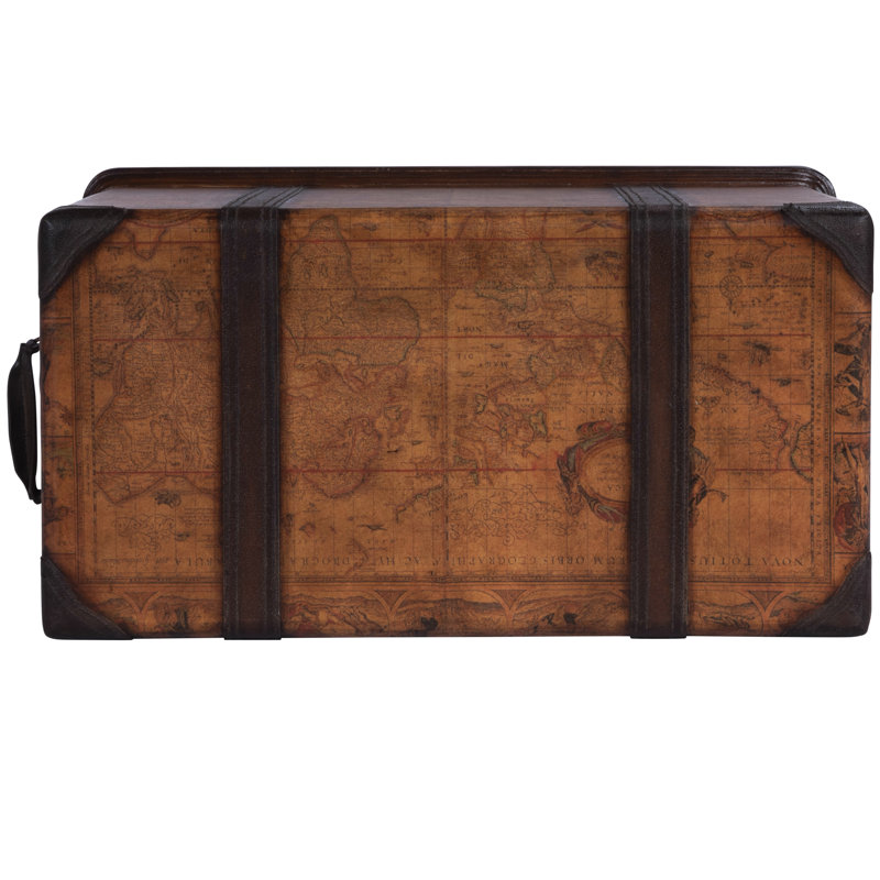 Vasco Old World Map Side Table