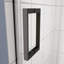Porte de douche en verre, porte coulissante, avec verre trempé de 5/16 po-111691951