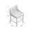 Len Upholstered Faux Leather Counter Stool-907018464