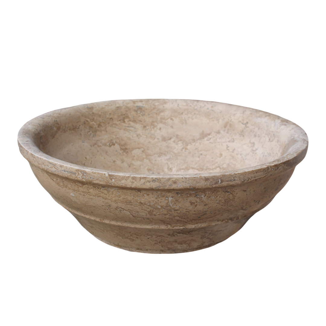 TashMart 16'' Stone Circular Bathroom Sink TashMart 