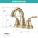 Centerset 2-handle Bathroom Faucet with Drain Assembly