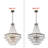 Classical / Traditional 7 - Light Tiered Empire Crystal Drops Chandelier