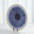 Striped Plate-Cobalt