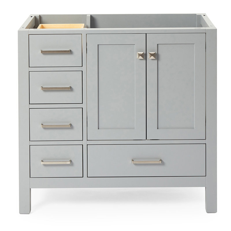 Base de meuble-lavabo simple Panchuri 36, Gris