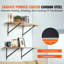 Rebrilliant Shelf Bracket, 12 x 8 in 10 Pcs, Heavy Duty Floating Shelf Brackets, Brackets