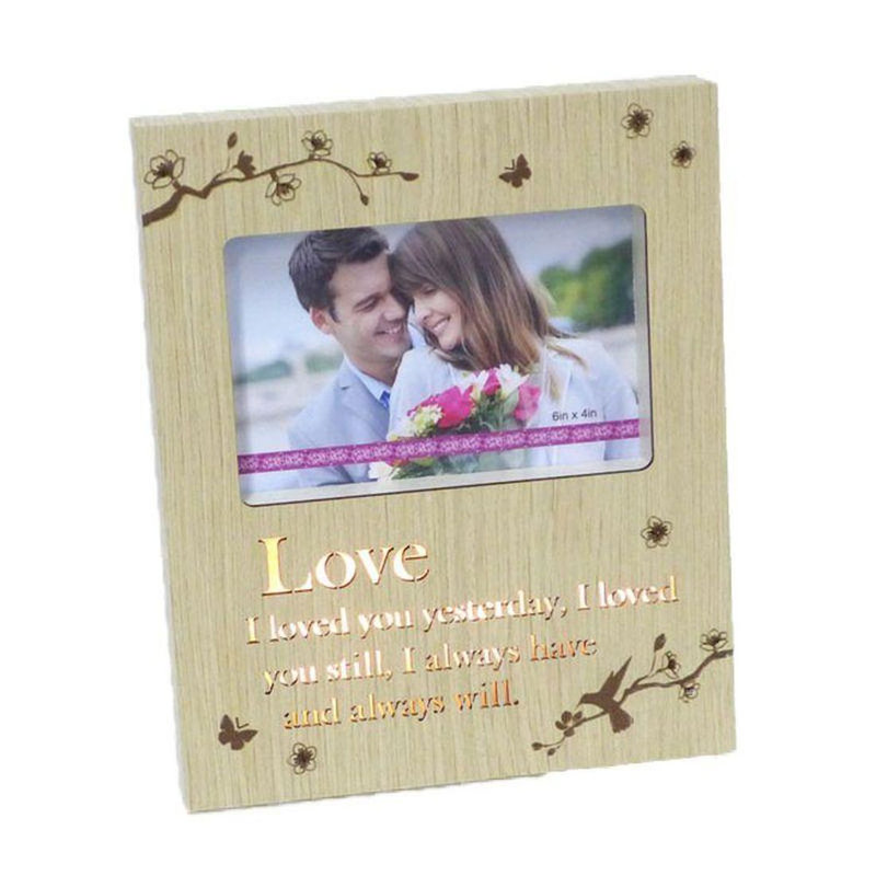 Beige Wood Matte Picture Frame