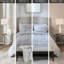 Édredon gris à fourrure longue - très grand / très grand luxe-127222729-127222730