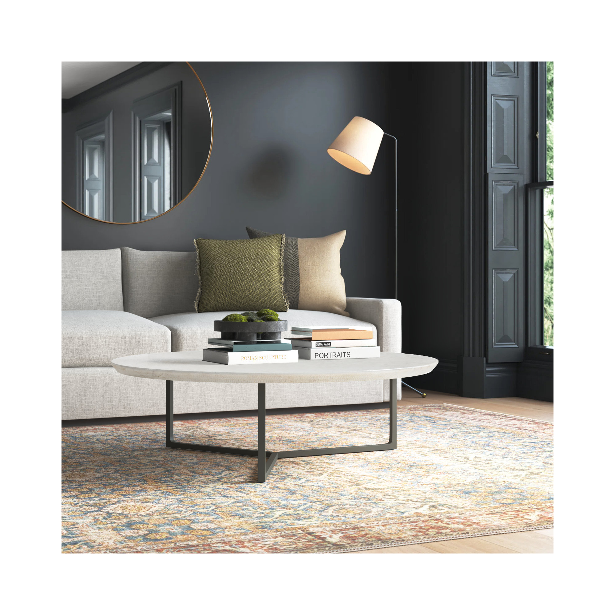 Huchinson Frame Marble Coffee Table