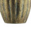 Ensemble de 2 pots à fleurs en fer vieilli, L: 13 x 13 x 14,5 po: 11 x 11 x 13,5 po