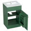 Meuble-lavabo de 20 po avec lavabo, meuble-lavabo avec tablette de porte et tablette réglable-105601295