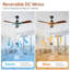Ventilateur de plafond 3 pales standard Nicola-1851323405
