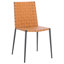 Chaise d'appoint rembourrée en cuir Brett-301507473-301507472