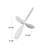 Dayina Metal 4 Blade Airplane Propeller Dark Brown Wall Decor with Aviation Detailing