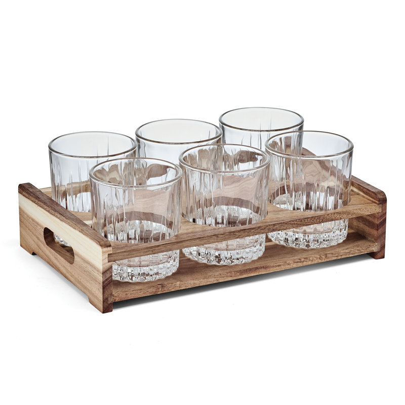 Glenwood 10-Oz Glass And Caddy Set