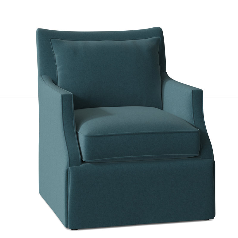 Holly Upholstered Armchair, Turquoise (8789 91), Swivel