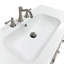 Meuble-lavabo simple 40 po - Finition blanche avec comptoir en céramique blanche-534626111-534626110