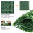 20” x 20” Artificial Boxwood Hedge Leaves