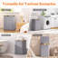 Bhargava Fabric Laundry Hamper with Handles-493853388-493853391