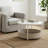 Round Center Table With Fabric Basket-578105200