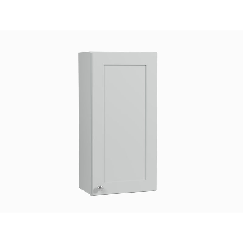 Disar 15" Bathroom Wall Cabinet Right, Gray