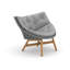 Mbrace Outdoor Teak Lounge Chair-78343789-78343791