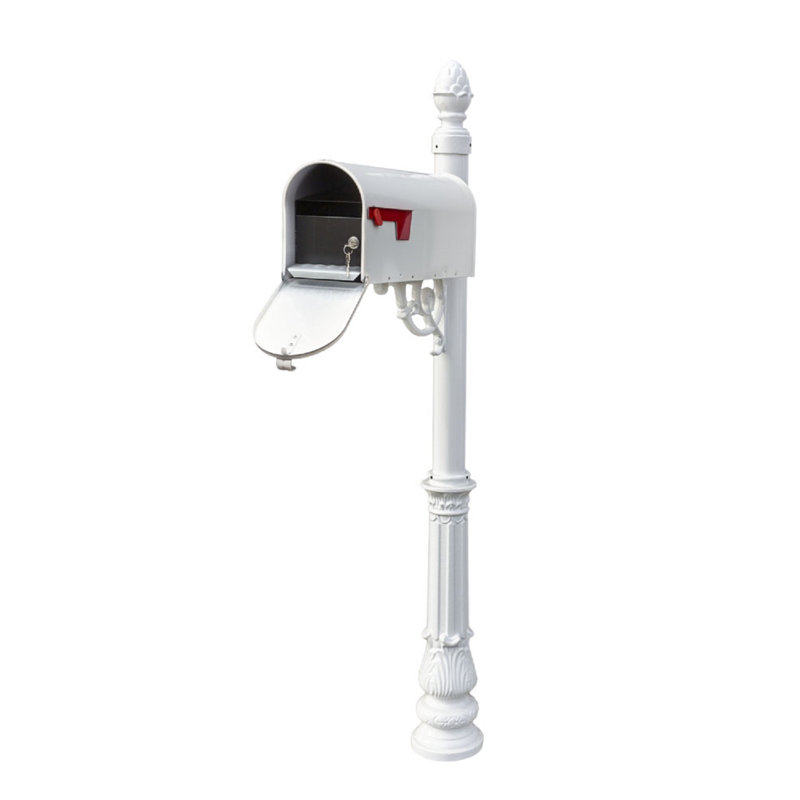 Aluminum Post Mounted Mailbox