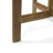 Natural Wood Bistro Table, Foldable For Effortless Storage Half-Round Design, Functionality