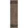 Machine Washable Indoor/Outdoor Claudian ACN1230 Brown Rug
