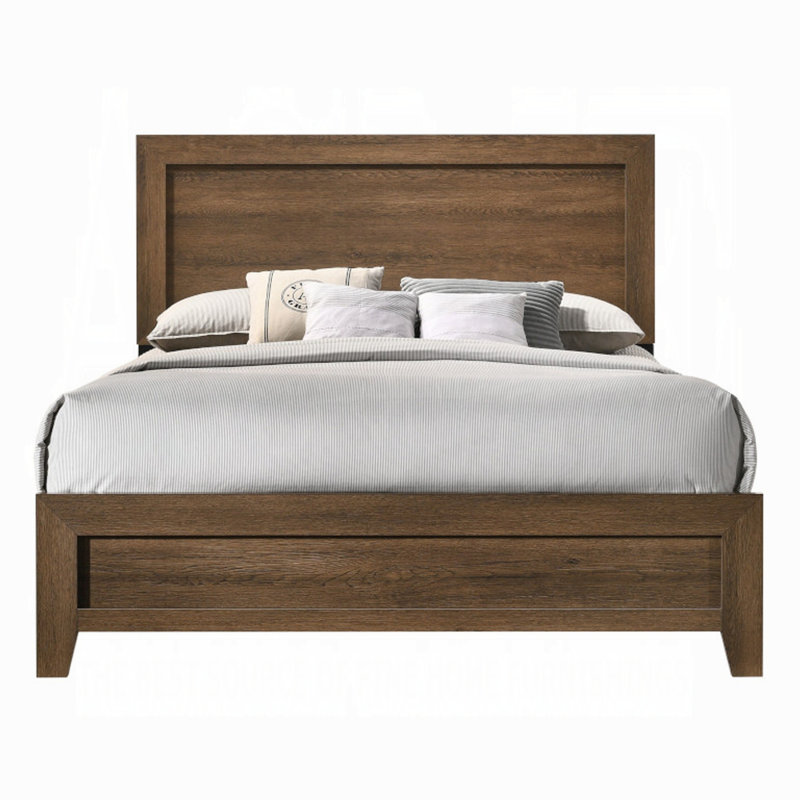 Grand lit Miquell, Brun, Grand