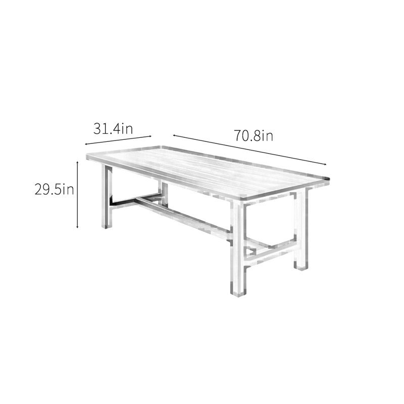 Ofenloch, H 29,5 po x L 70,8 po x l 31,4 po