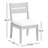 Echols Solid Teak Dining Chair with Cushions (Set of 2)