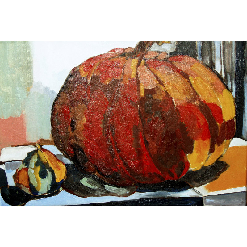 Pumpkin Still Life I by Erin McGee Ferrell - Wrapped Canvas Art Prints, 30cm H x 46cm W x 3.8cm D