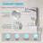 Coastal 43.31'' Shower Panel with Fixed Shower Head