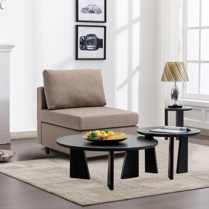 Fauteuil d'appoint sans accoudoirs Modern, Gris
